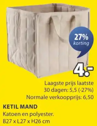 Jysk Ketil mand aanbieding