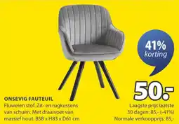 Jysk Onsevig fauteuil aanbieding
