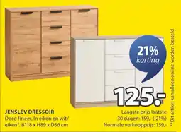 Jysk Jenslev dressoir aanbieding
