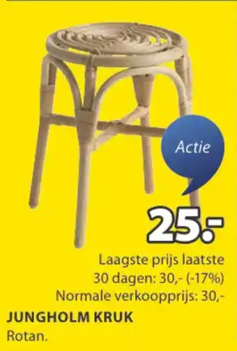 Jysk Jungholm kruk aanbieding