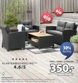 Jysk FSC Ven loungeset aanbieding