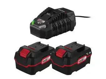 Lidl PARKSIDE Set van 2 accu's 20 V - 4 Ah en 1 lader - 4,5 A aanbieding