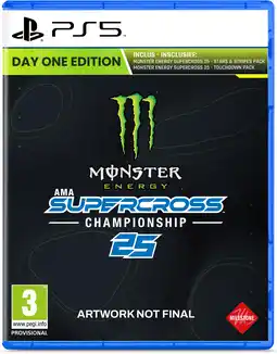 MediaMarkt Koch Software Monster Energy Supercross 25 - Day One Edition Playstation 5 aanbieding