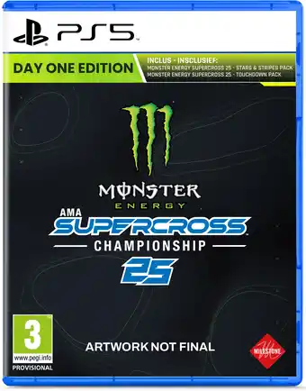 MediaMarkt Koch Software Monster Energy Supercross 25 - Day One Edition Playstation 5 aanbieding