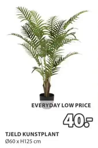 Jysk Tjeld kunstplant aanbieding
