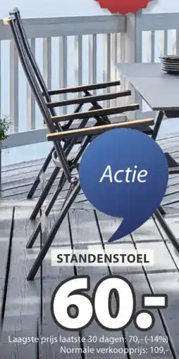 Jysk Jutlandia bredsten standenstoel aanbieding
