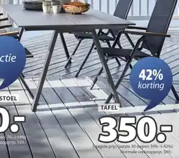 Jysk Jutlandia fausing tafel aanbieding