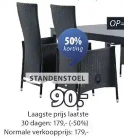 Jysk Skive standenstoel aanbieding