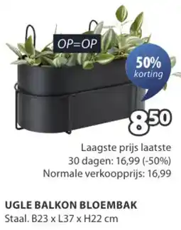 Jysk Ugle balkon bloembak aanbieding
