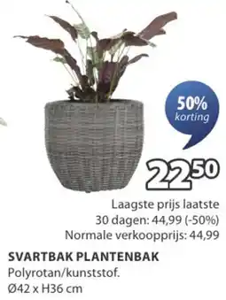 Jysk Svartbak plantenbak aanbieding
