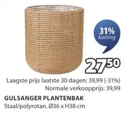 Jysk Gulsanger plantenbak aanbieding