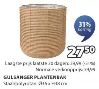 Jysk Gulsanger plantenbak aanbieding