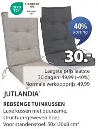 Jysk Jutlandia rebsenge tuinkussen aanbieding