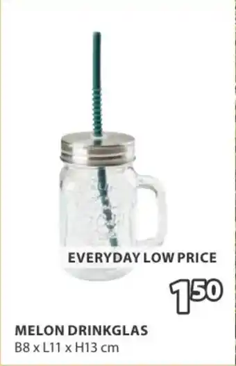 Jysk Melon drinkglas aanbieding