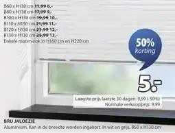 Jysk Bru jaloezie aanbieding