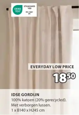 Jysk Idse gordijn aanbieding