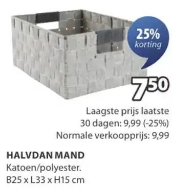 Jysk Halvdan mand aanbieding