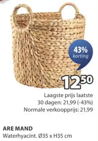 Jysk Are mand aanbieding