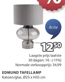 Jysk Edmund tafellamp aanbieding