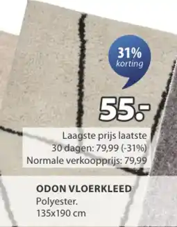 Jysk Odon vloerkleed aanbieding