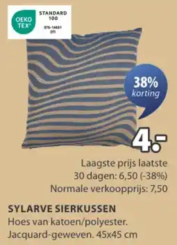 Jysk Sylarve sierkussen aanbieding