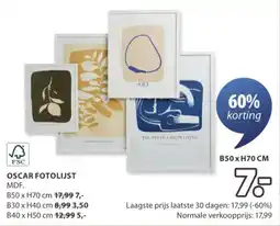 Jysk Oscar fotolijst aanbieding