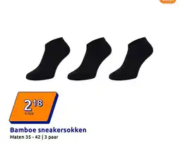 Action Bamboe sneakersokken aanbieding