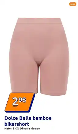 Action Dolce Bella bamboe bikershort aanbieding