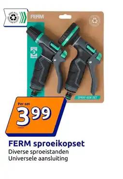 Action FERM sproeikopset aanbieding
