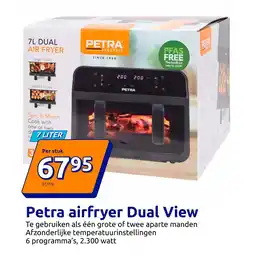 Action Petra airfryer Dual View aanbieding