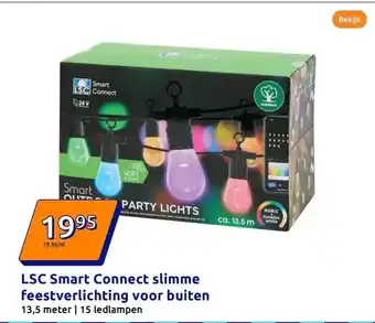 Action LSC Smart Connect slimme feestverlichting voor buiten aanbieding
