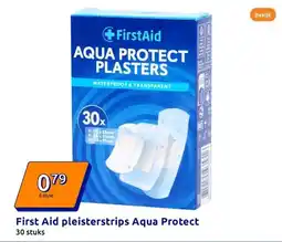 Action First Aid pleisterstrips Aqua Protect aanbieding
