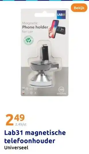 Action Lab31 magnetische telefoonhouder aanbieding