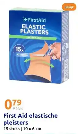 Action First Aid elastische pleisters aanbieding