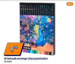 Action Driehoekvormige kleurpotloden aanbieding