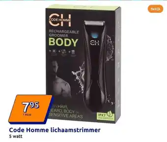 Action Code Homme lichaamstrimmer aanbieding