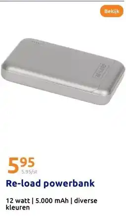 Action Re-load powerbank aanbieding