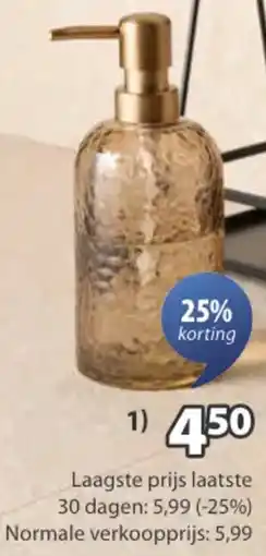 Jysk Genevad zeepdispenser aanbieding