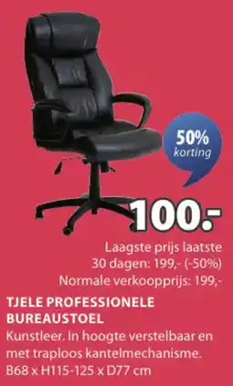 Jysk Tjele professionele bureaustoel aanbieding