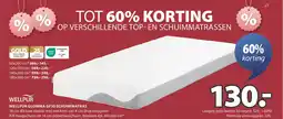 Jysk Wellpur glomma GF30 schuimmatras aanbieding