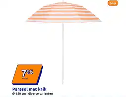 Action Parasol met knik aanbieding