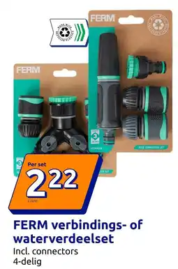 Action FERM verbindings of waterverdeelset aanbieding