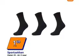 Action Sportsokken aanbieding