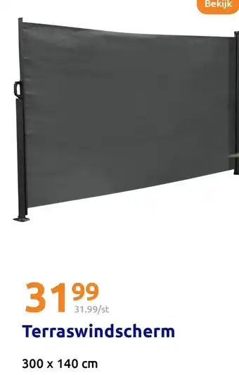 Action Terraswindscherm aanbieding