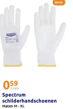 Action Spectrum schilderhandschoenen aanbieding