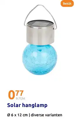 Action Solar hanglamp aanbieding
