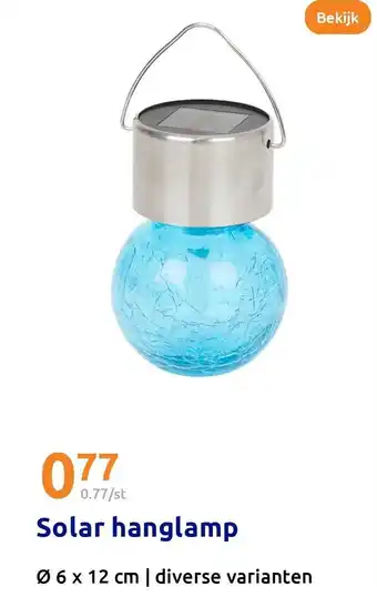 Action Solar hanglamp aanbieding