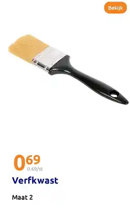 Action Verfkwast aanbieding