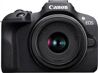 Bol.com Canon EOS R100 - Systeemcamera + RF-S 18-45mm IS STM + RF-S 55-210mm lens aanbieding
