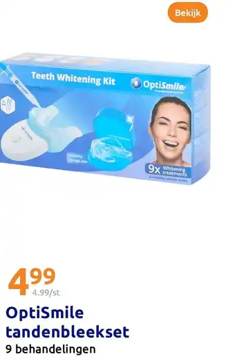 Action OptiSmile tandenbleekset aanbieding